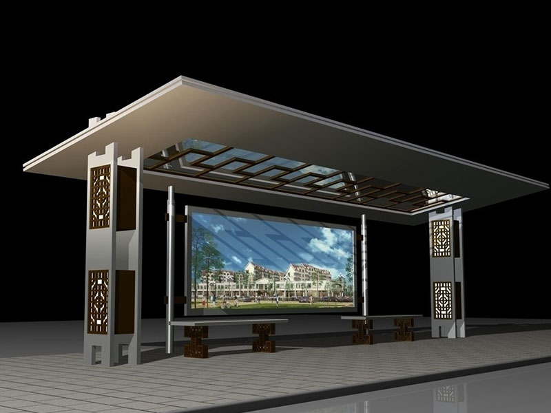 公交候車亭環保節能滾動燈箱有什麽特點？