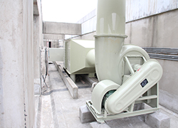 皮革廠廢氣處理（lǐ）活性炭吸附圖