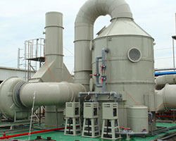 frp玻璃鋼風機用於電子廠（chǎng）酸排氣圖