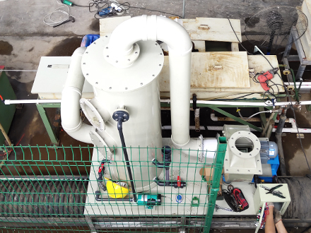 小型酸（suān）霧淨化裝置（zhì）安裝圖