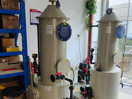 中科院（yuàn）技物所中試裝置氨氣吸收處理