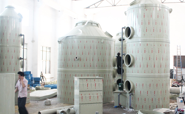 91在线视频環保PP堿洗（xǐ）塔加工圖